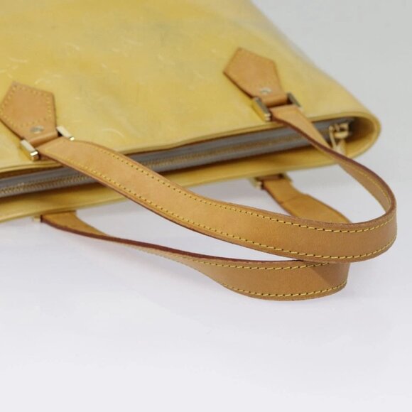 LOUIS VUITTON Monogram Vernis Houston Hand Bag Gris M91053 LV Auth tb1165 - Picture 8 of 16